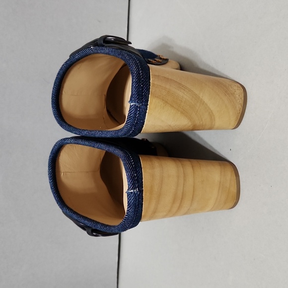 NWOB Veronica Beard Dacey Denim Clog Mules. Sizes 7, 7.5 - Picture 9 of 12